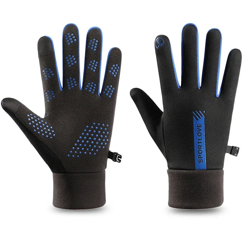 Women Fleece Winter Cycling Gloves For Warm Windproof Grip NALANI