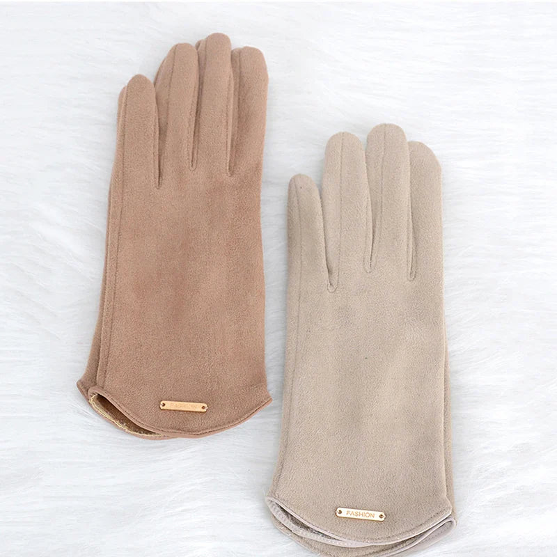 Womens Autumn Winter Touchscreen Thin Cashmere Gloves NALANI