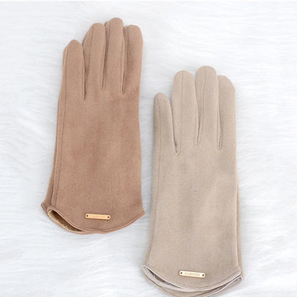 Womens Autumn Winter Touchscreen Thin Cashmere Gloves NALANI