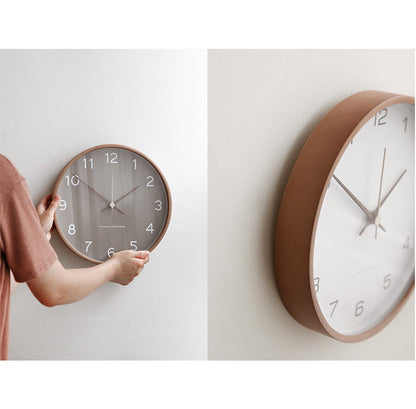 Wooden Analog Wall Clock for Home Decor Stylish and Functional Timepiece NALANI