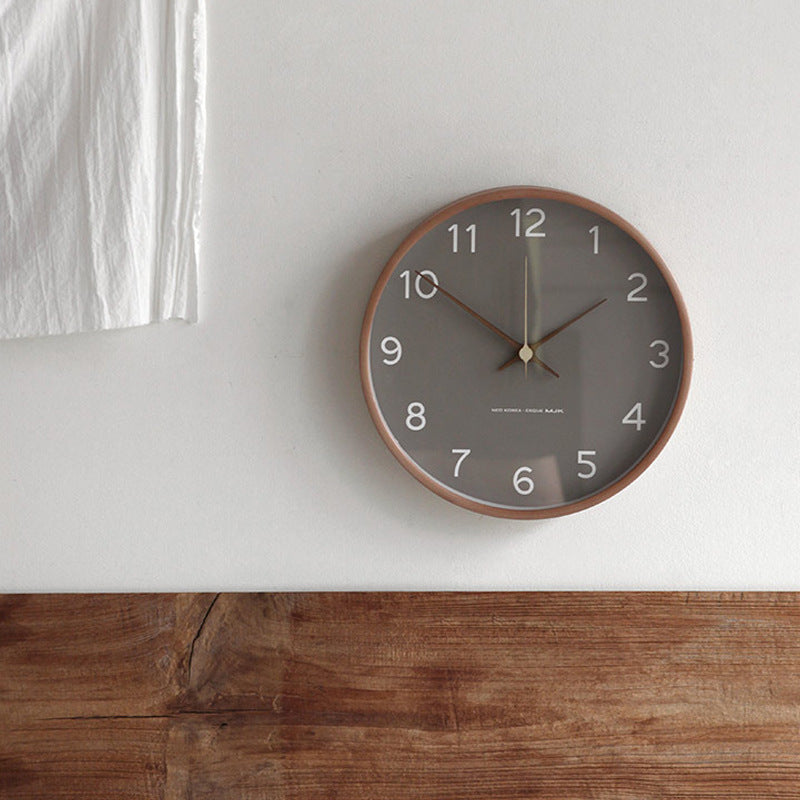 Wooden Analog Wall Clock for Home Decor Stylish and Functional Timepiece NALANI