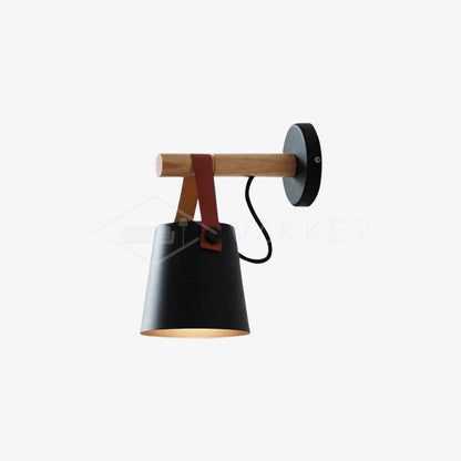 Wooden Conical Wall Light LED Energy Efficient Bedroom Lamp NALANI