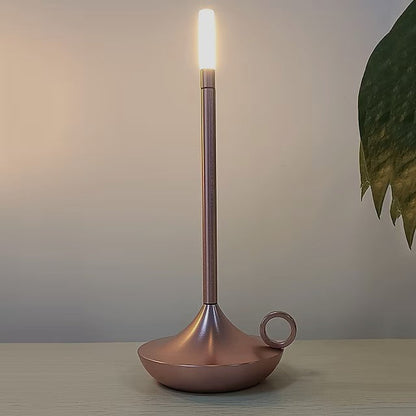 Nordic Candlestick Light - Dimmable Rechargeable Home Decor Lamp Rose gold NALANI