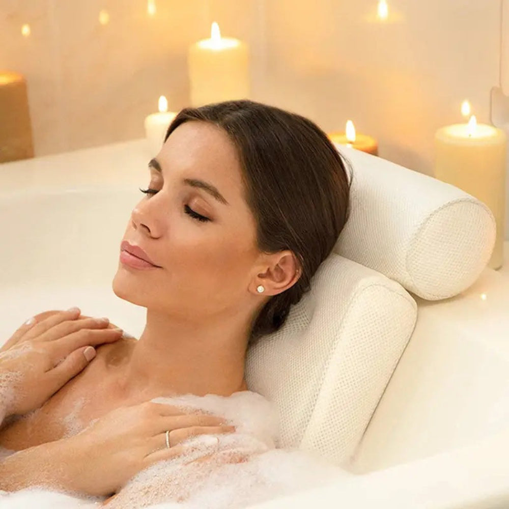 Ergonomic Bath Pillow With Neck And Shoulder Support NALANI