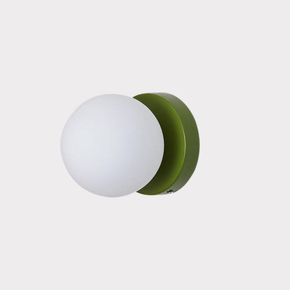 Minimalist Wall Lamp For Cozy Ambient Lighting Adds Charm ∅ 4.7″ x H 4.7″ Dia 12cm x H 12cm Green NALANI