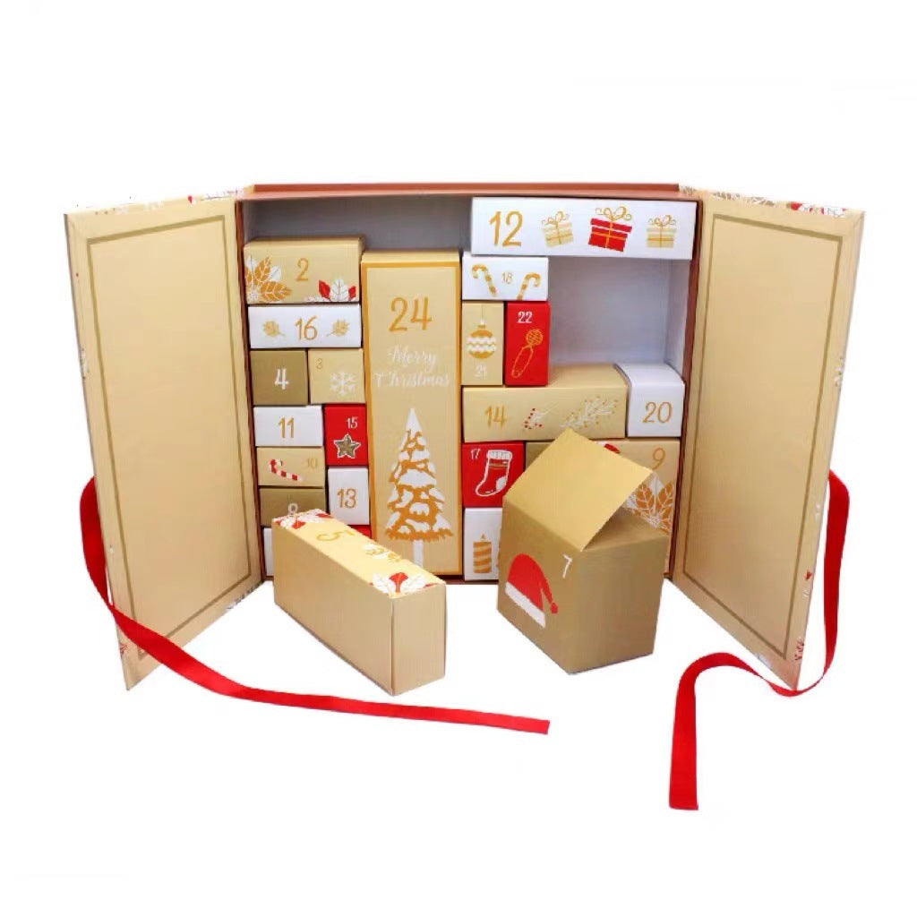 Advent Calendar With 24 Surprises For Holiday Countdown Mystery - 24 Day Countdown Box NALANI
