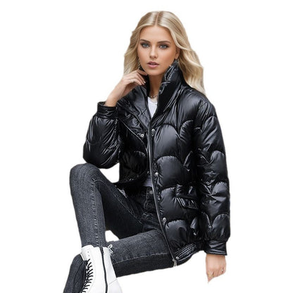 Trendy Short Down Cotton Padded Jacket For Women Warm NALANI