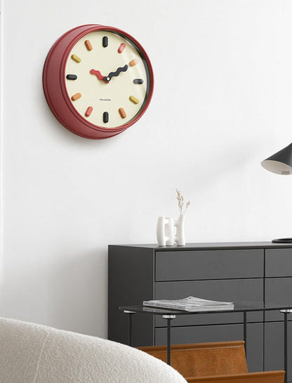 3D Nordic Silent Wall Clock Eco-Friendly Design for Modern Living Rooms NALANI