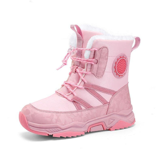 Non Slip Snow Boots For Girls Warm Cotton Boots Kids pink NALANI