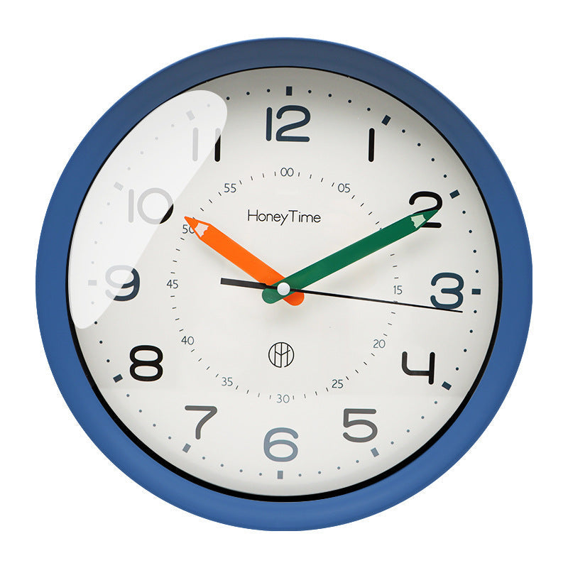 StilKids Ultra Silent Wall Clock for Kids' Rooms & Classrooms 12 Inch Style No. 3 NALANI
