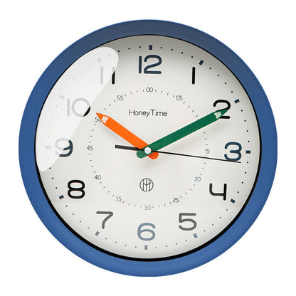 StilKids Ultra Silent Wall Clock for Kids' Rooms & Classrooms 12 Inch Style No. 3 NALANI