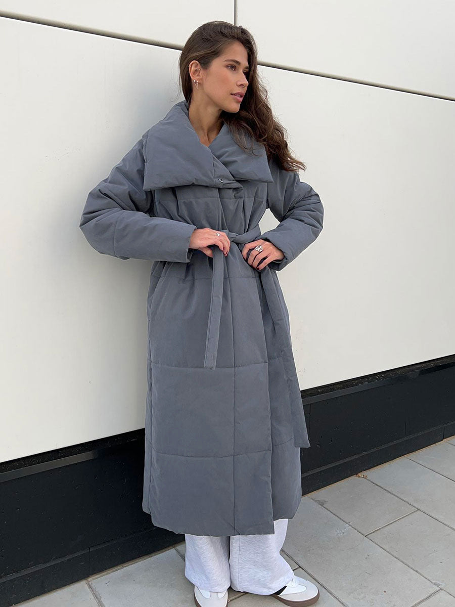 Casual Cotton Winter Coat With Standing Collar For All NALANI