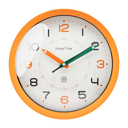 StilKids Ultra Silent Wall Clock for Kids' Rooms & Classrooms 12 Inch Style No. 2 NALANI