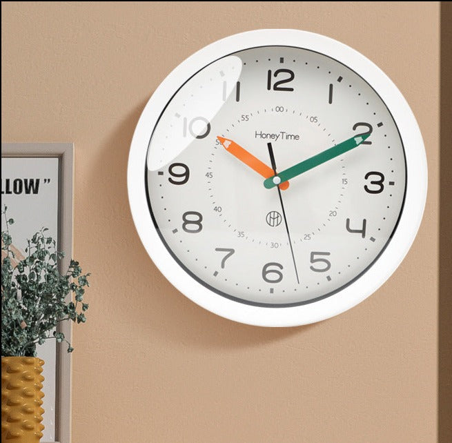 StilKids Ultra Silent Wall Clock for Kids' Rooms & Classrooms 12 Inch NALANI