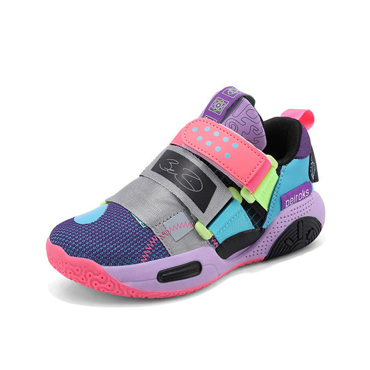 Stylish Velcro Sneakers for Boys Breathable Mesh Design NALANI