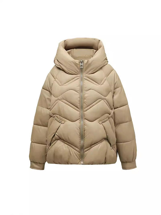 Casual Short Down Jacket With Hood For Women Winter Warm NALANI