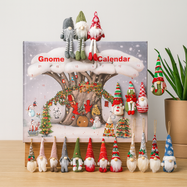 Gnome Advent Calendar 2025 With 24 Surprises Christmas Gnomes Gift