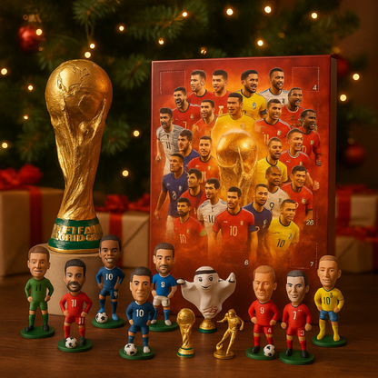 Football Stars Advent Calendar Gift Soccer Fans Countdown