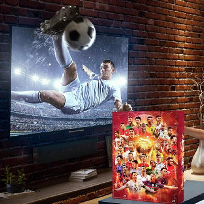 Football Stars Advent Calendar Gift Soccer Fans Countdown