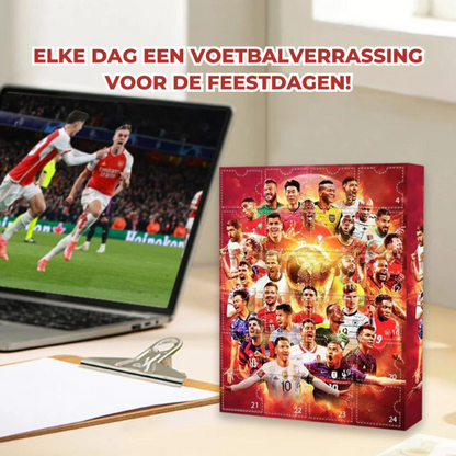 Football Stars Advent Calendar Gift Soccer Fans Countdown