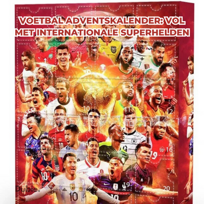 Football Stars Advent Calendar Gift Soccer Fans Countdown