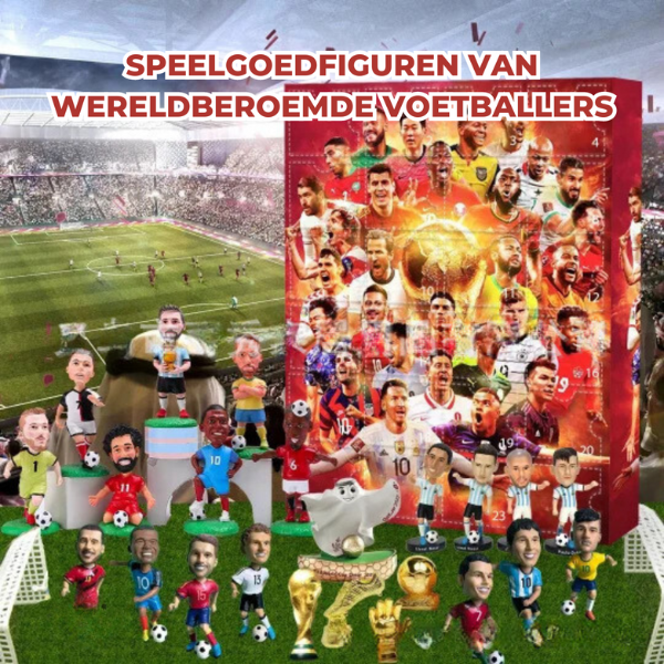 Football Stars Advent Calendar Gift Soccer Fans Countdown
