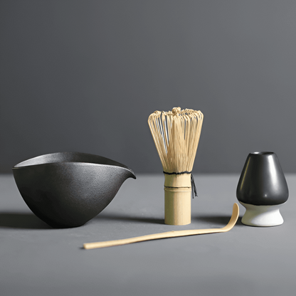 4 Piece Japanese Matcha Set for Traditional Tea Ceremony NALANI