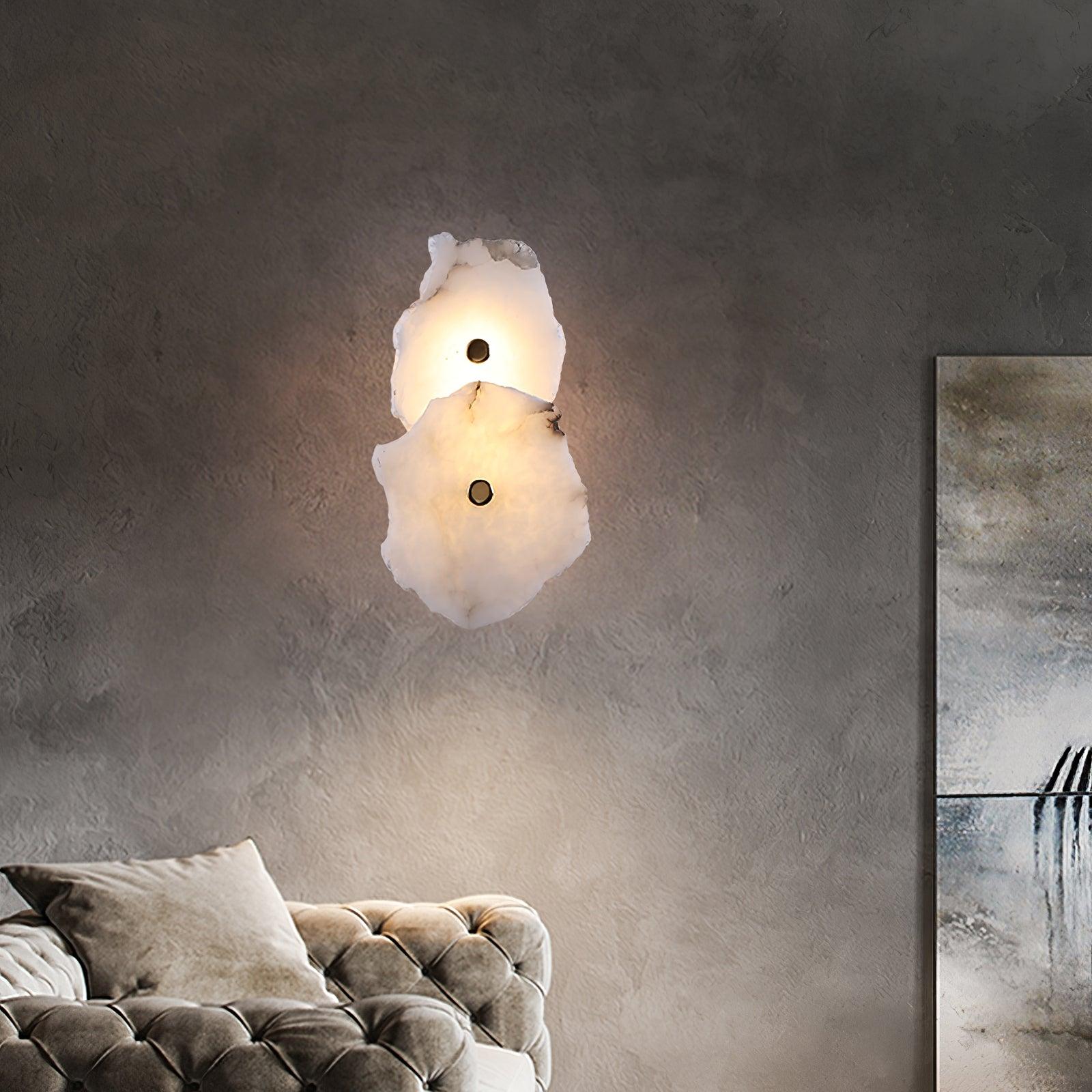 Alabaster Wall Lamp Sconce For Cozy Ambient Lighting NALANI