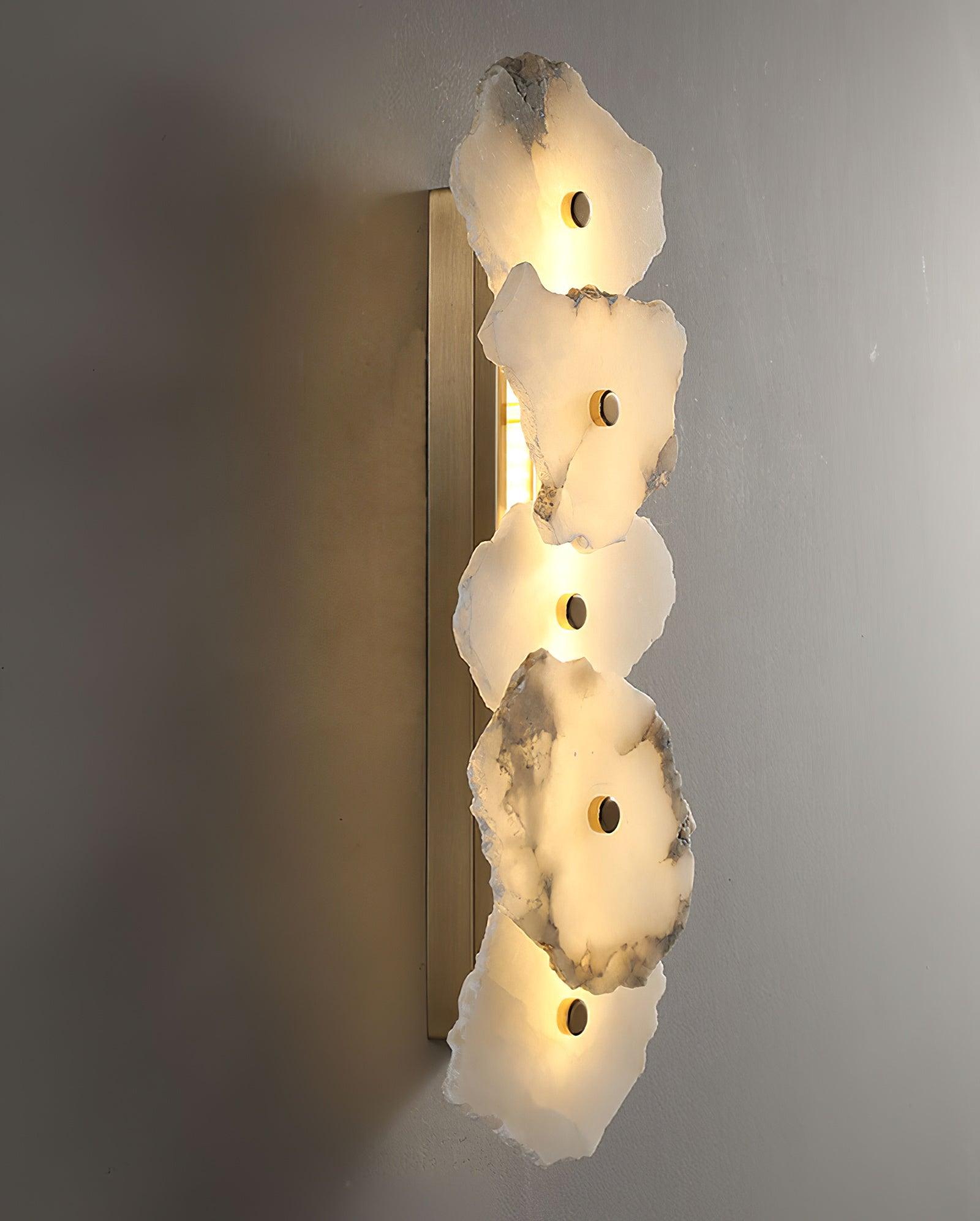 Alabaster Wall Lamp Sconce For Cozy Ambient Lighting NALANI