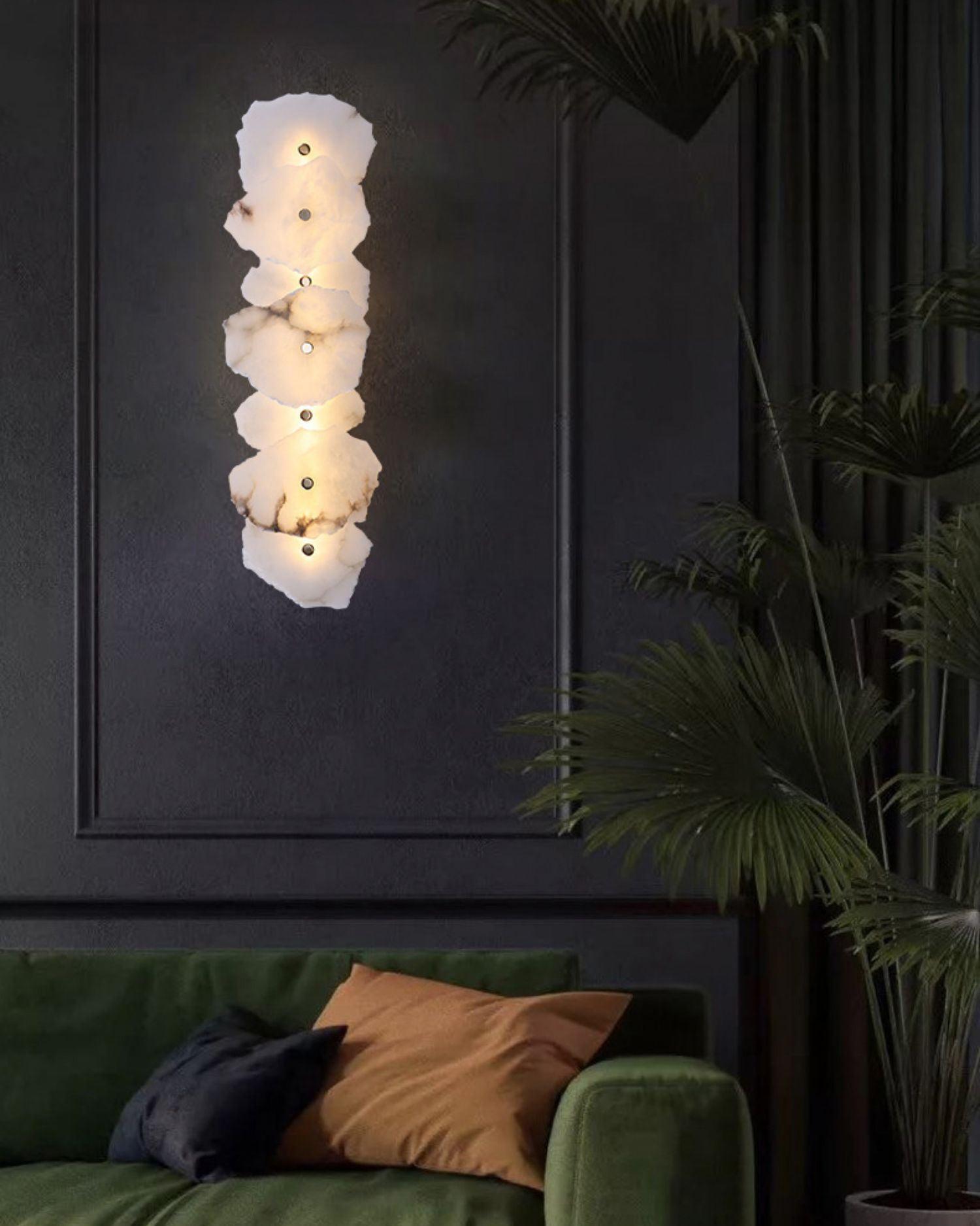 Alabaster Wall Lamp Sconce For Cozy Ambient Lighting NALANI