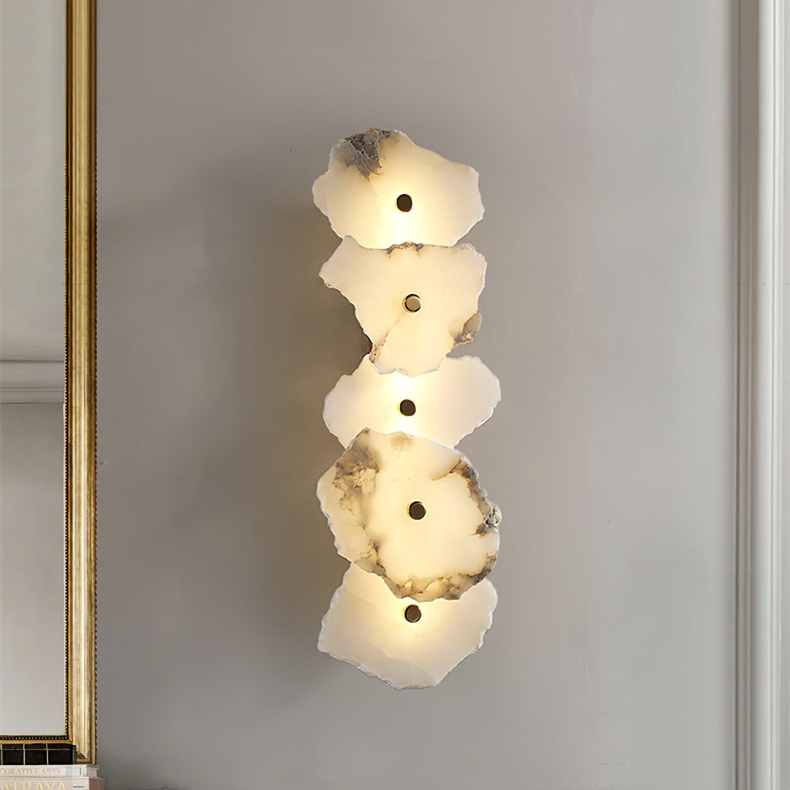 Alabaster Wall Lamp Sconce For Cozy Ambient Lighting NALANI