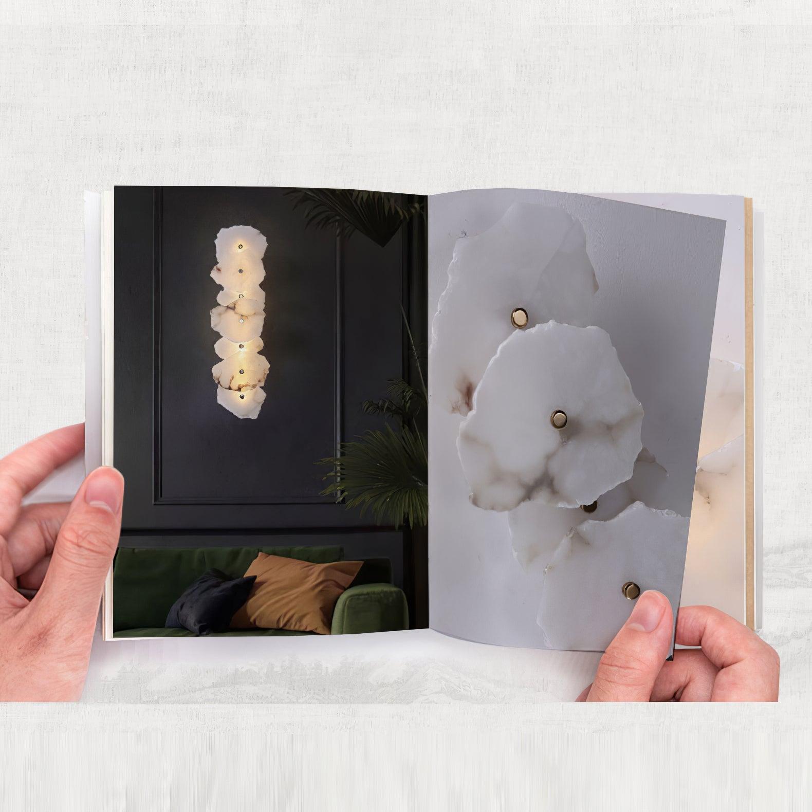 Alabaster Wall Lamp Sconce For Cozy Ambient Lighting NALANI