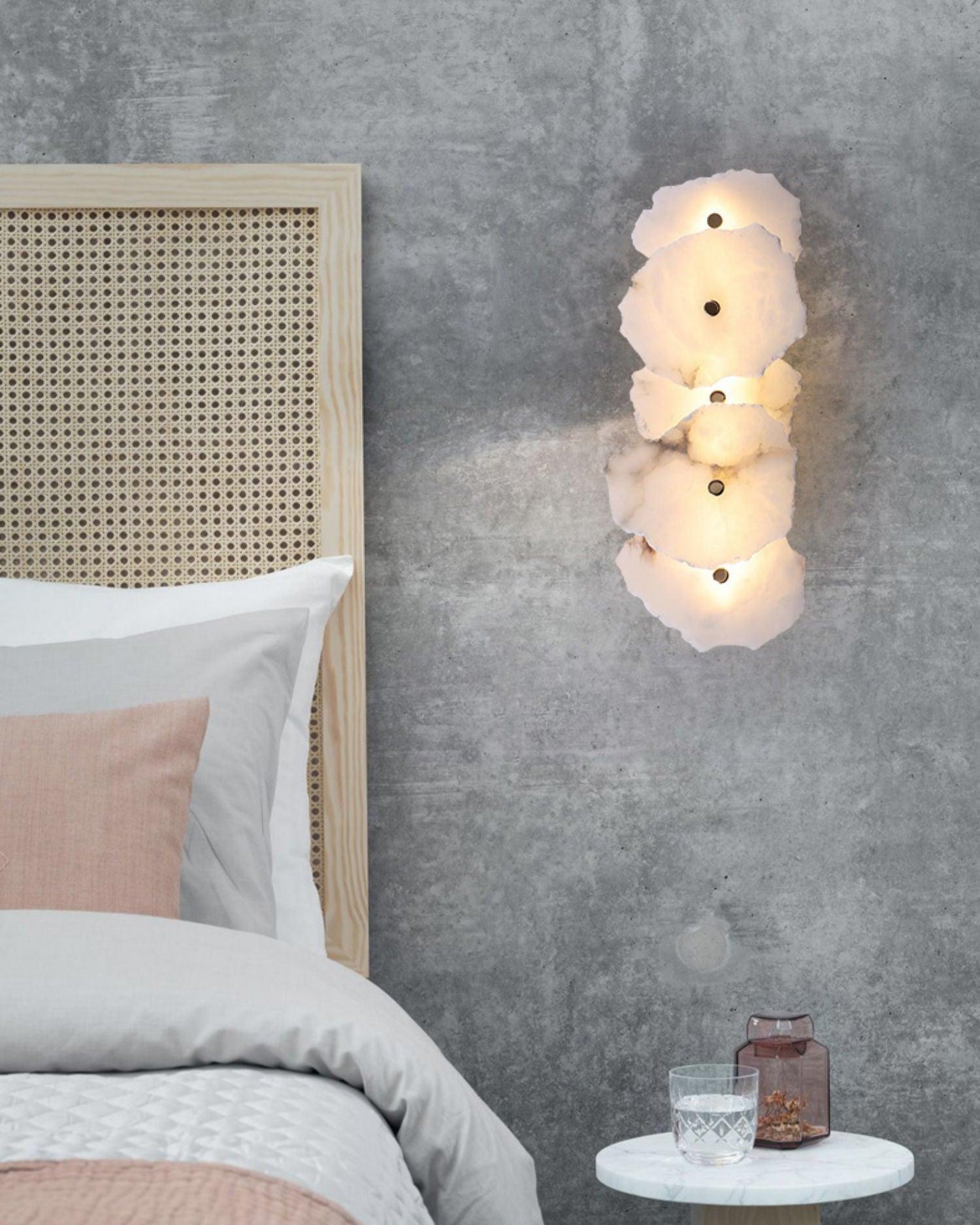 Alabaster Wall Lamp Sconce For Cozy Ambient Lighting NALANI