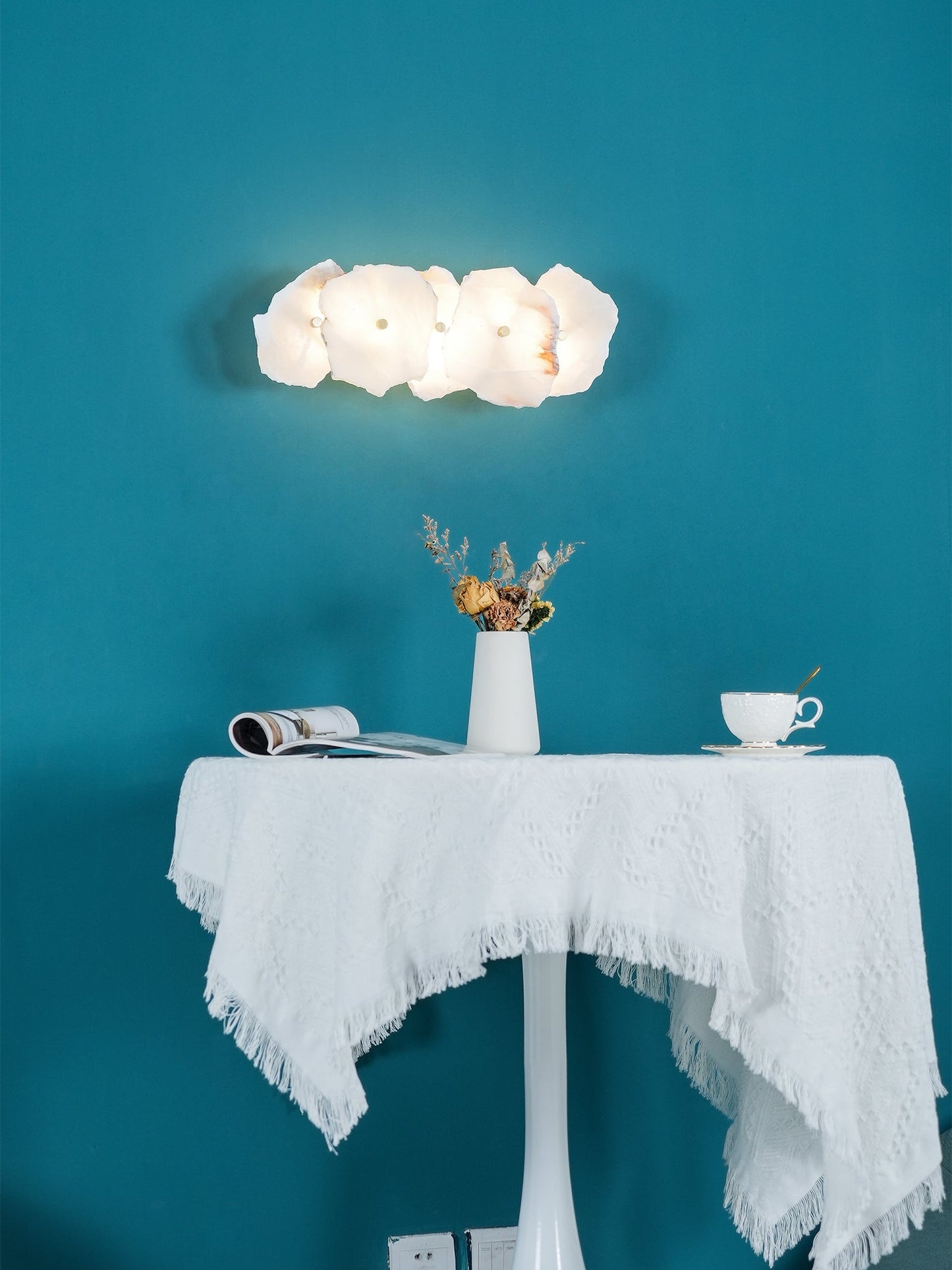 Alabaster Wall Lamp Sconce For Cozy Ambient Lighting NALANI