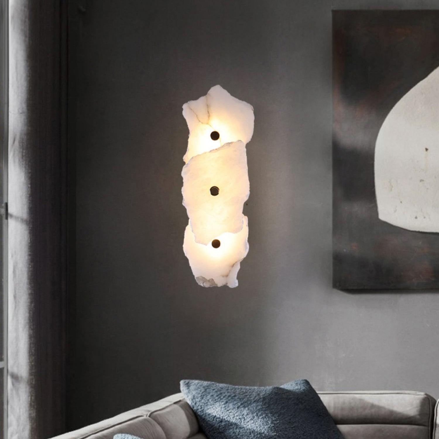 Alabaster Wall Lamp Sconce For Cozy Ambient Lighting NALANI