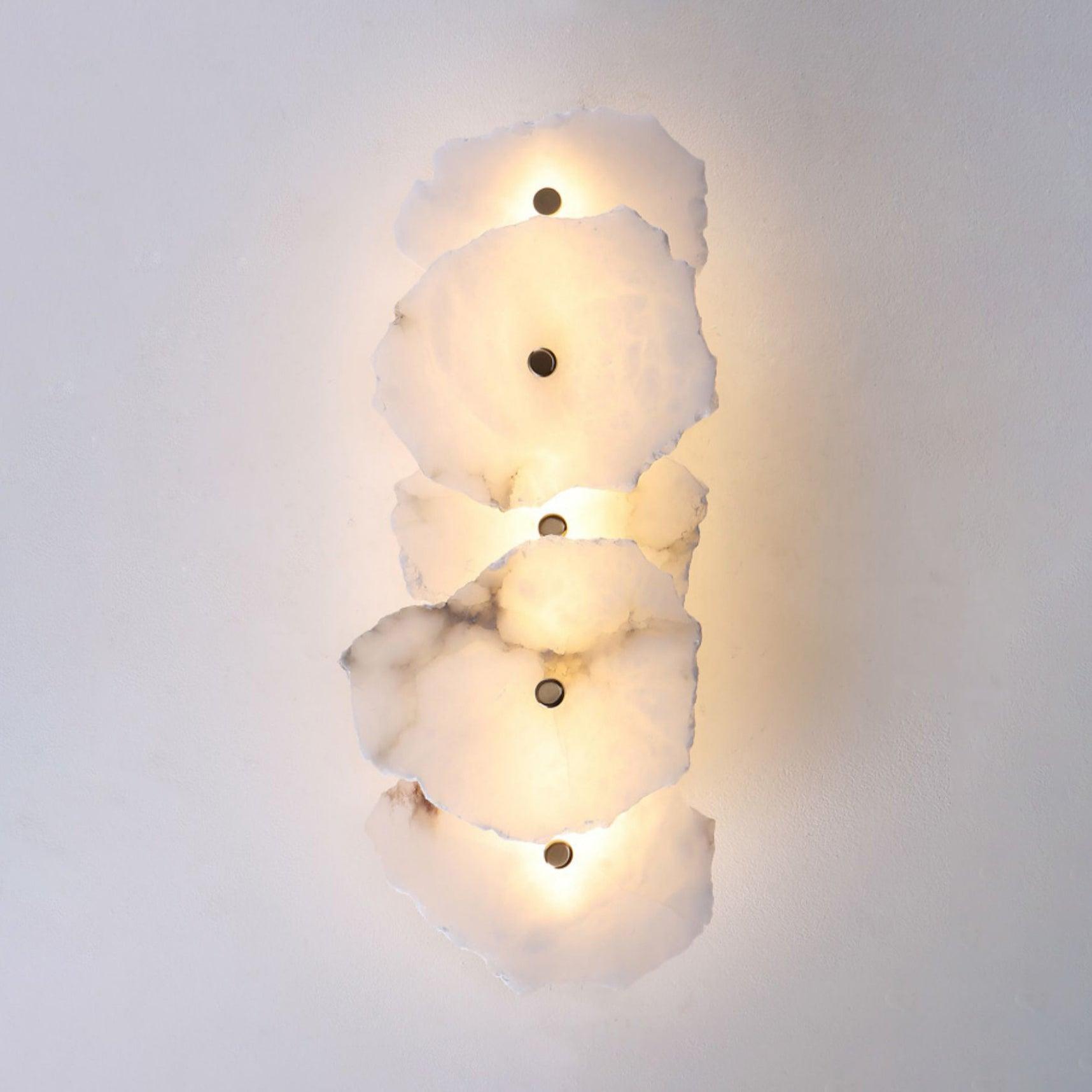 Alabaster Wall Lamp Sconce For Cozy Ambient Lighting NALANI