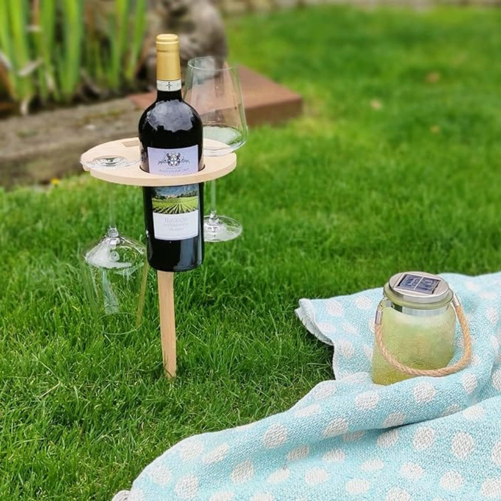 Outdoor Portable Wine Table For Picnics And Beach Snacks NALANI