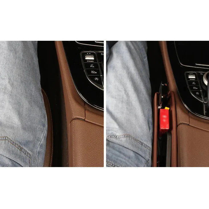 Premium Leather Car Storage Box For Interior Organization-Home Decor-NaLani