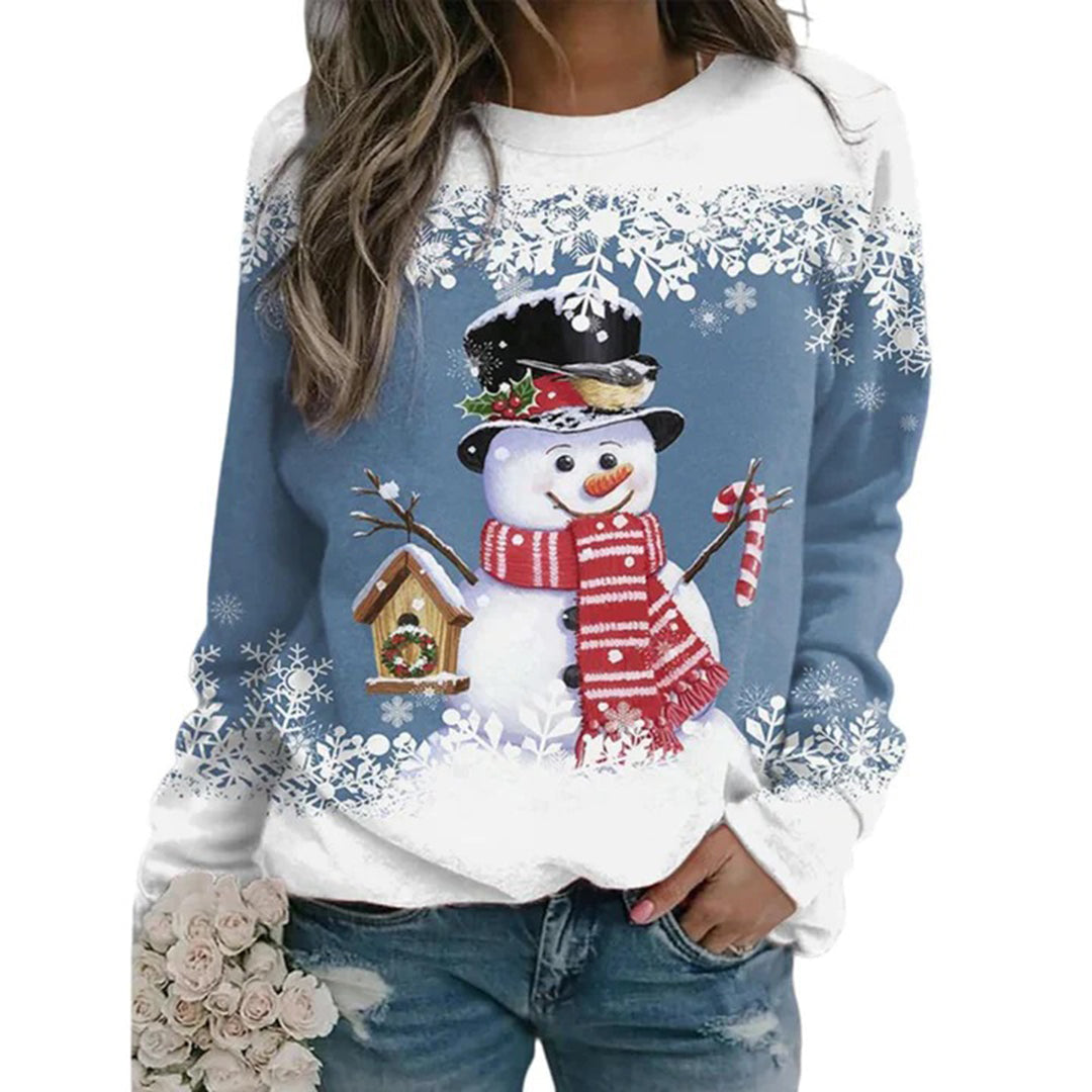 Cozy Winter Womens Christmas Sweater With Trendy Design-Blazers & Vesten-Calora-NaLani