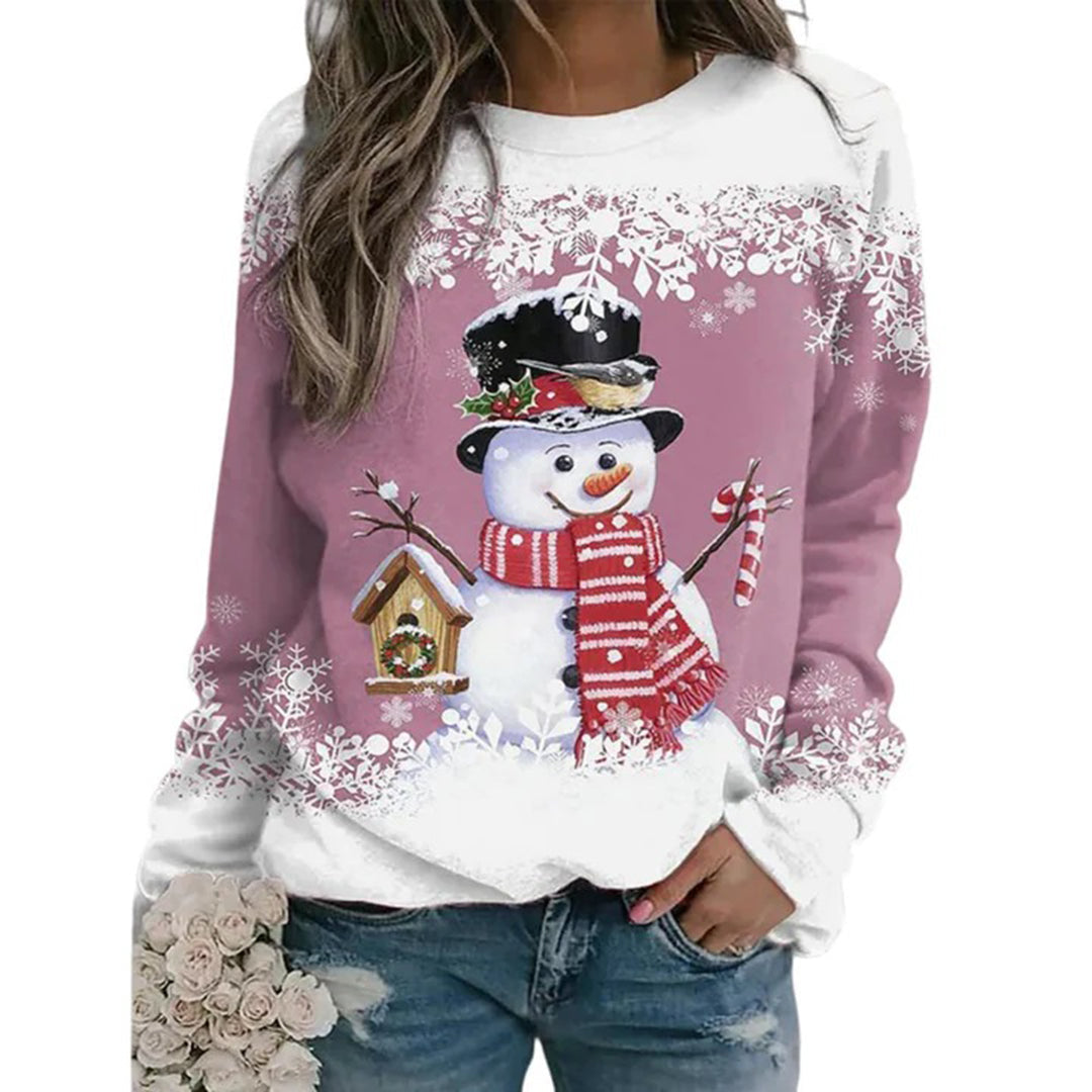 Cozy Winter Womens Christmas Sweater With Trendy Design-Blazers & Vesten-Calora-NaLani