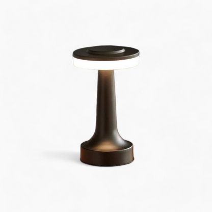 Eclipto | Retro Bar Table Lamp - Stylish Touch Dimmable LED Design Black NALANI