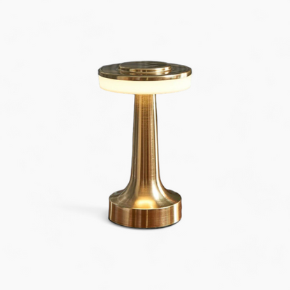 Eclipto | Retro Bar Table Lamp - Stylish Touch Dimmable LED Design Gold NALANI