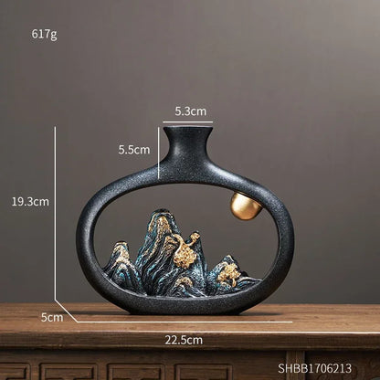 Minimalist Resin Vase Stylish Home Decor for Elegant Interiors High NaLani