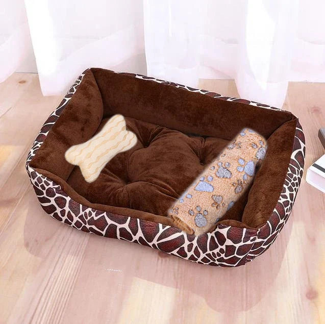 Colorful Comfortable Dog Bed For Pets Cozy Resting Spot NALANI