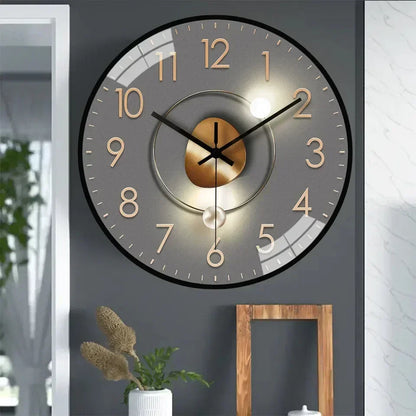 SilentTime Classic Style Digital Wall Clock for Home Décor NALANI
