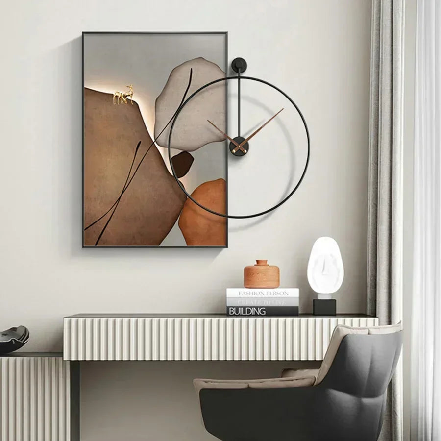 Modern Design Creative Wall Clock for Elegant Home Decor NALANI