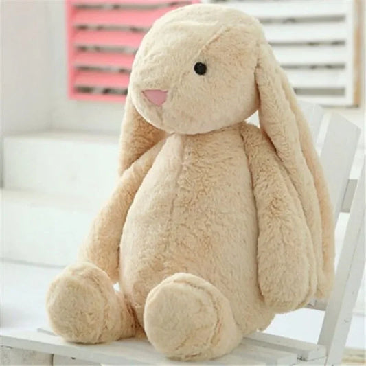 Soft Plush Bunny Toy For Kids Cute Cuddly Rabbit Friend Beige NALANI