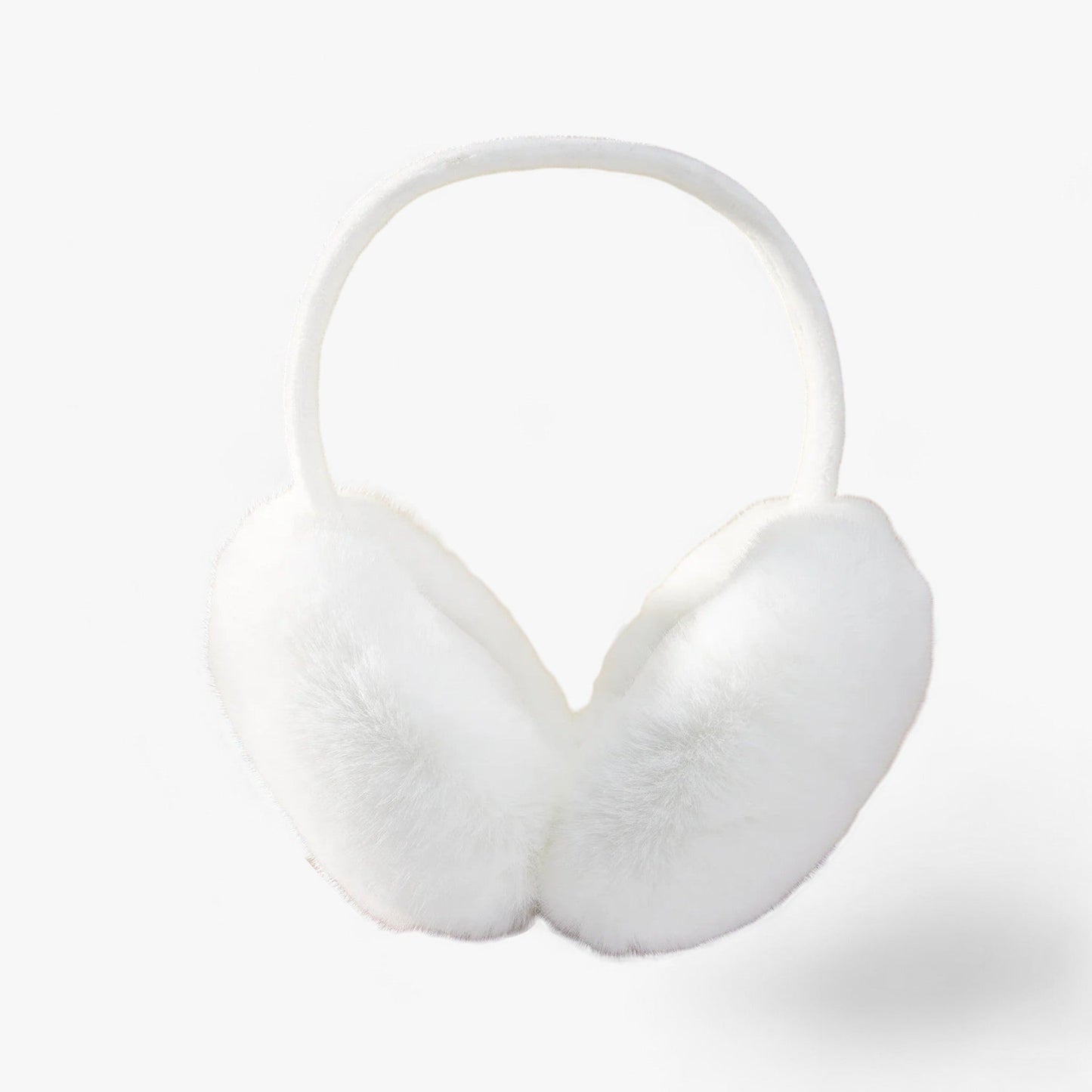Faux Fur Ear Warmers For Winter Luxury And Cozy Comfort White NALANI