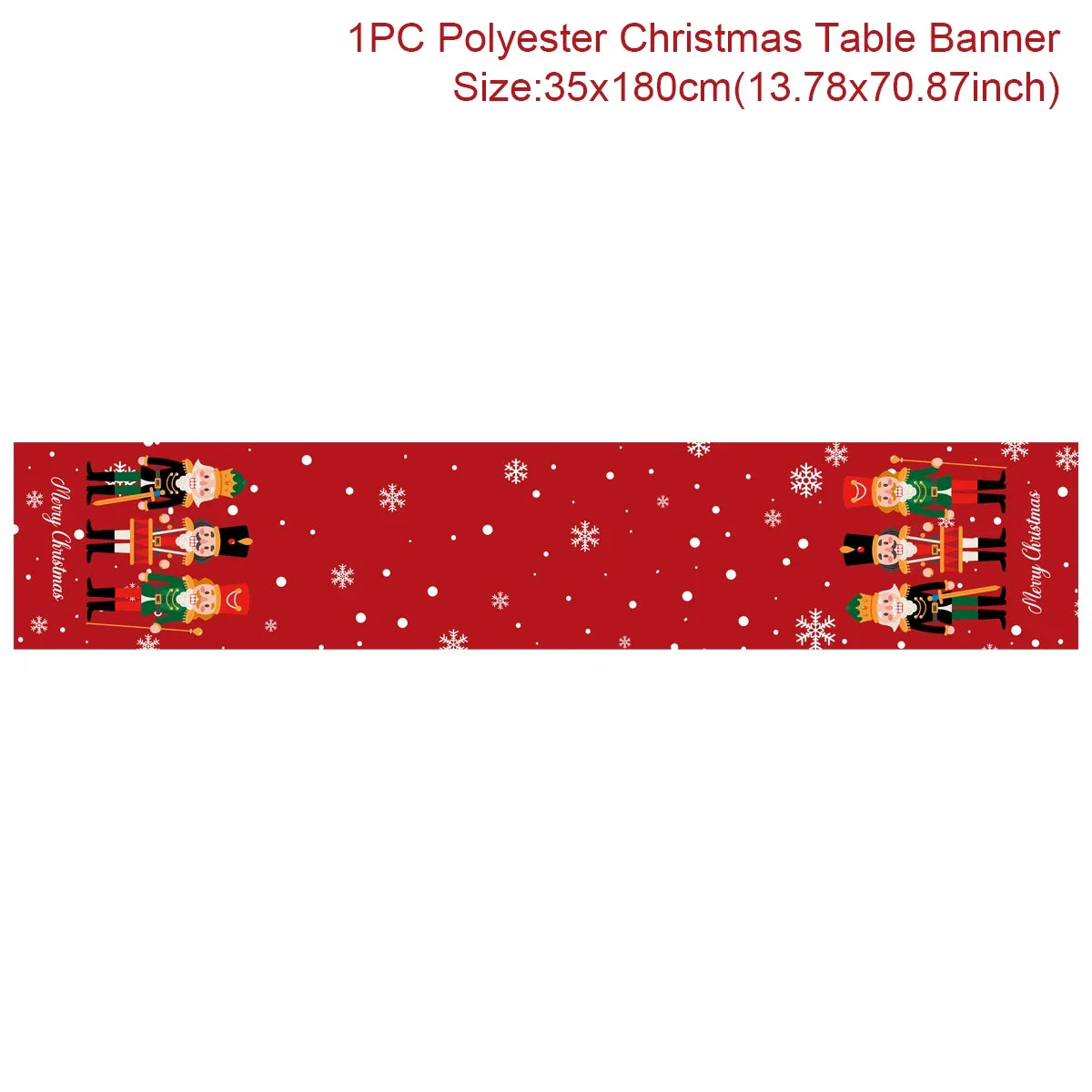 Christmas Table Runner for Home Decor Festive Xmas Ornament Gift