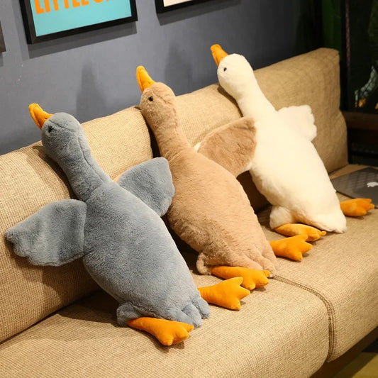 Fluffy Goose Plush Toy For Kids Sofa Pillow Home Decor Gift NALANI Mode